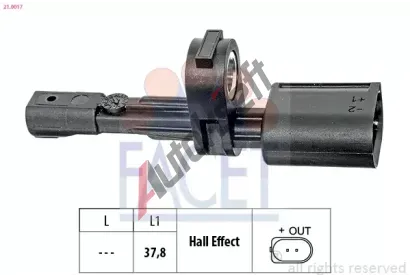 EPS (facet) Snma potu otek kol Made in Italy - OE Equivalent EPS 21.0017, 21.0017