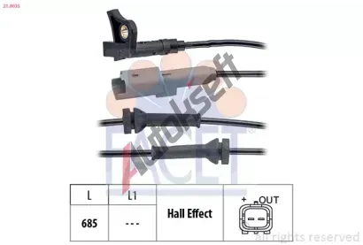 EPS (facet) Snma potu otek kol Made in Italy - OE Equivalent EPS 21.0035, 21.0035