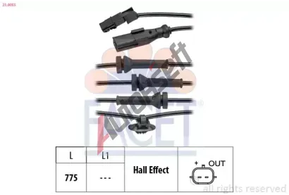 EPS (facet) Snma potu otek kol Made in Italy - OE Equivalent EPS 21.0055, 21.0055