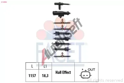 EPS (facet) Snma potu otek kol Made in Italy - OE Equivalent EPS 21.0065, 21.0065