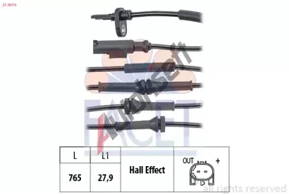 EPS (facet) Snma potu otek kol Made in Italy - OE Equivalent EPS 21.0074, 21.0074