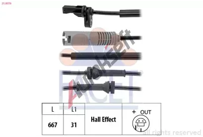 EPS (facet) Snma potu otek kol Made in Italy - OE Equivalent EPS 21.0076, 21.0076