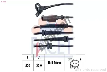 EPS (facet) Snma potu otek kol Made in Italy - OE Equivalent EPS 21.0128, 21.0128