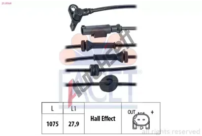EPS (facet) Snma potu otek kol Made in Italy - OE Equivalent EPS 21.0164, 21.0164