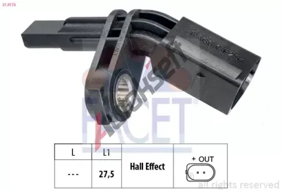 EPS (facet) Snma potu otek kol Made in Italy - OE Equivalent EPS 21.0172, 21.0172