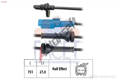 EPS (facet) Snma potu otek kol Made in Italy - OE Equivalent EPS 21.0182, 21.0182