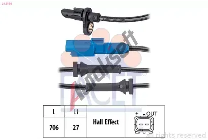 EPS (facet) Snma potu otek kol Made in Italy - OE Equivalent EPS 21.0194, 21.0194