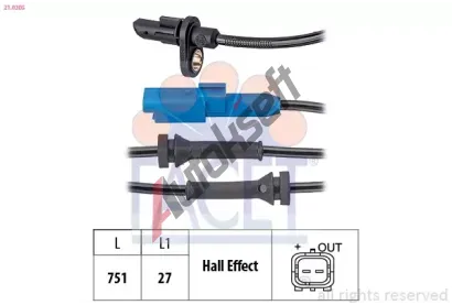 EPS (facet) Snma potu otek kol Made in Italy - OE Equivalent EPS 21.0205, 21.0205