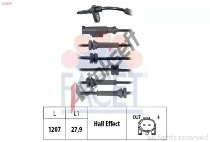 EPS (facet) Snma potu otek kol Made in Italy - OE Equivalent EPS 21.0214, 21.0214