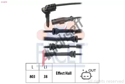 EPS (facet) Snma potu otek kol Made in Italy - OE Equivalent EPS 21.0219, 21.0219