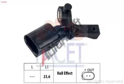 EPS (facet) Snma potu otek kol Made in Italy - OE Equivalent EPS 21.0221, 21.0221