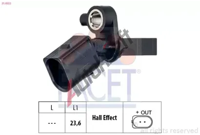 EPS (facet) Snma potu otek kol Made in Italy - OE Equivalent EPS 21.0222, 21.0222
