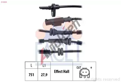 EPS (facet) Snma potu otek kol Made in Italy - OE Equivalent EPS 21.0226, 21.0226