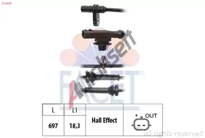 EPS (facet) Snma potu otek kol Made in Italy - OE Equivalent EPS 21.0230, 21.0230
