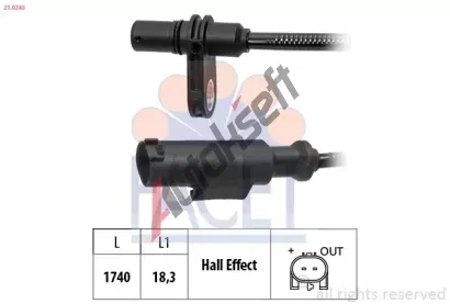 EPS (facet) Snma potu otek kol Made in Italy - OE Equivalent EPS 21.0243, 21.0243