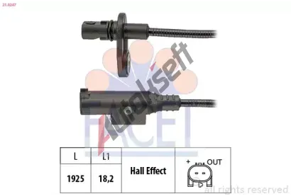 EPS (facet) Snma potu otek kol Made in Italy - OE Equivalent EPS 21.0247, 21.0247
