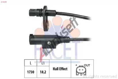 EPS (facet) Snma potu otek kol Made in Italy - OE Equivalent EPS 21.0249, 21.0249