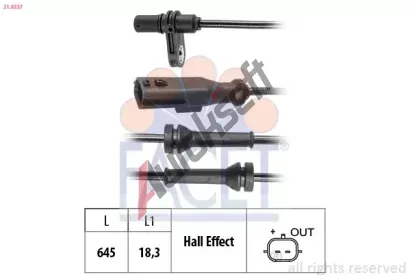 EPS (facet) Snma potu otek kol Made in Italy - OE Equivalent EPS 21.0337, 21.0337