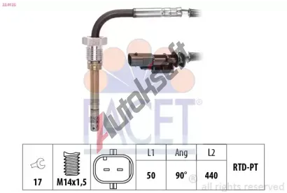 EPS (facet) idlo teploty vfukovch plyn Made in Italy - OE Equivalent EPS 22.0125, 22.0125