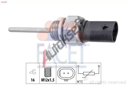 EPS (facet) idlo teploty vfukovch plyn Made in Italy - OE Equivalent EPS 22.0257, 22.0257