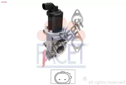 EPS (facet) AGR ventil Made in Italy - OE Equivalent EPS 23.0047, 23.0047