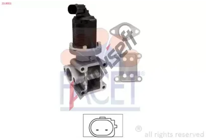 EPS (facet) AGR ventil Made in Italy - OE Equivalent EPS 23.0055, 23.0055