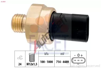 EPS (facet) Snma tlaku oleje Made in Italy - OE Equivalent EPS 25.0001, 25.0001