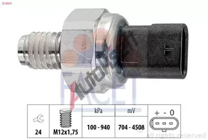 EPS (facet) Snma tlaku oleje Made in Italy - OE Equivalent EPS 25.0004, 25.0004