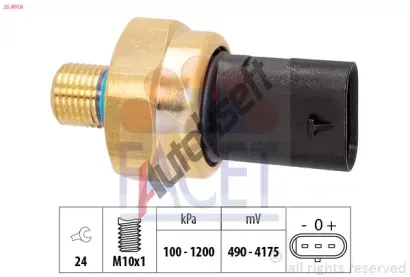EPS (facet) Snma tlaku oleje Made in Italy - OE Equivalent EPS 25.0018, 25.0018