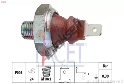 EPS (facet) Olejov tlakov spna EPS 7.0010, 7.0010