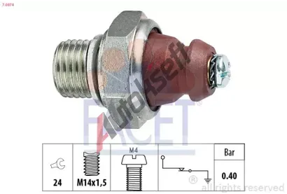 EPS (facet) Olejový tlakový spínač EPS 7.0074, 7.0074  EPS (facet) Olejový tlakový spínač EPS 7.0074, 7.0074