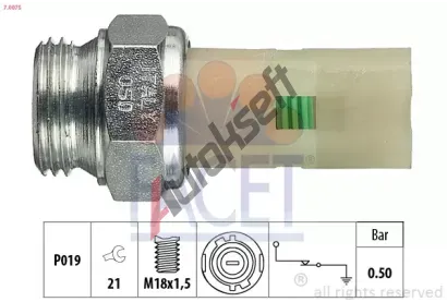 EPS (facet) Olejov tlakov spna EPS 7.0075, 7.0075