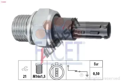 EPS (facet) Olejov tlakov spna Made in Italy - OE Equivalent EPS 7.0203, 7.0203