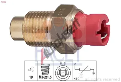 EPS (facet) Senzor teploty chladic kapaliny EPS 7.3132, 7.3132