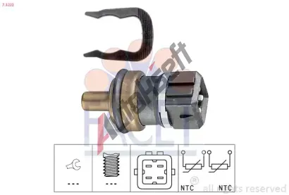 EPS (facet) Senzor teploty chladic kapaliny EPS 7.3232, 7.3232