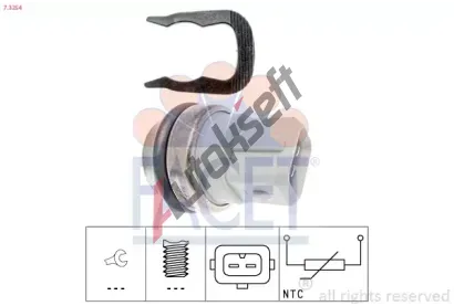 EPS (facet) Senzor teploty chladic kapaliny EPS 7.3254, 7.3254
