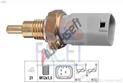 EPS (facet) Senzor teploty chladic kapaliny EPS 7.3277, 7.3277