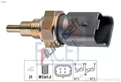 EPS (facet) Senzor teploty chladic kapaliny EPS 7.3286, 7.3286