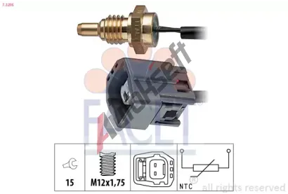 EPS (facet) Senzor teploty chladic kapaliny EPS 7.3295, 7.3295