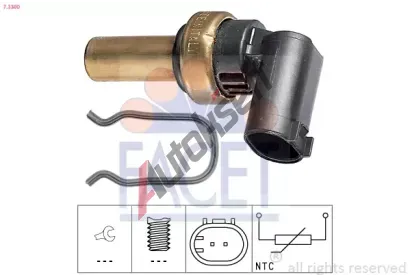 EPS (facet) Senzor teploty chladic kapaliny EPS 7.3300, 7.3300