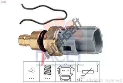 EPS (facet) Senzor teploty chladic kapaliny EPS 7.3302, 7.3302