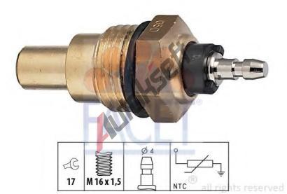 EPS (facet) Senzor teploty chladic kapaliny EPS 7.3314, 7.3314