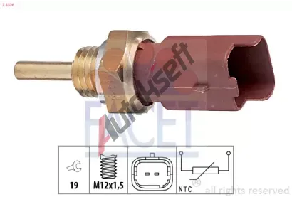 EPS (facet) Senzor teploty chladic kapaliny EPS 7.3326, 7.3326