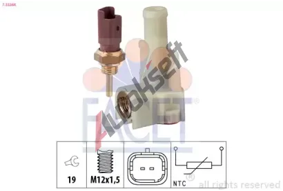 EPS (facet) Senzor teploty chladic kapaliny EPS 7.3326K, 7.3326K