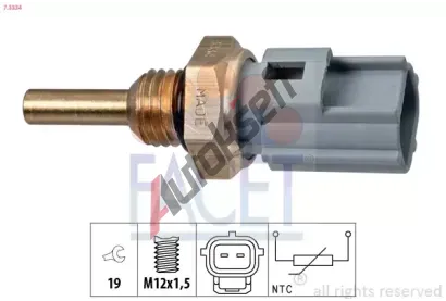EPS (facet) Senzor teploty chladic kapaliny EPS 7.3334, 7.3334