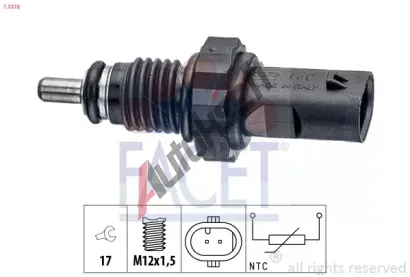 EPS (facet) Snma teploty oleje Made in Italy - OE Equivalent EPS 7.3378, 7.3378