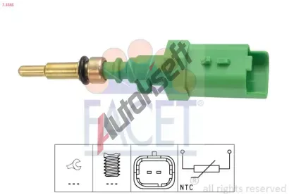 EPS (facet) Senzor teploty chladic kapaliny Made in Italy - OE Equivalent EPS 7.3385, 7.3385