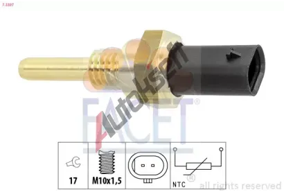 EPS (facet) Senzor teploty chladic kapaliny Made in Italy - OE Equivalent EPS 7.3397, 7.3397