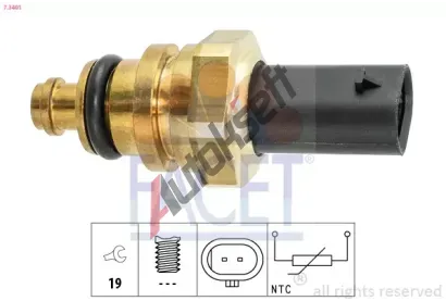 EPS (facet) Senzor teploty chladicí kapaliny Made in Italy - OE Equivalent EPS 7.3401, 7.3401 EPS (facet) Senzor teploty chladicí kapaliny Made in Italy - OE Equivalent EPS 7.3401, 7.3401