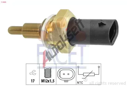 EPS (facet) Senzor teploty chladic kapaliny Made in Italy - OE Equivalent EPS 7.3405, 7.3405